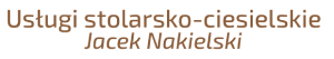 Usługi stolarsko-ciesielskie Jacek Nakielski logo
